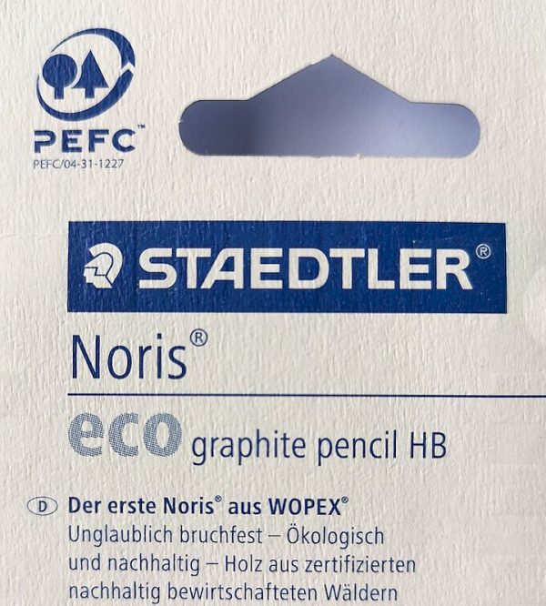 Bleistift Noris eco mit Härtegrad HB 2