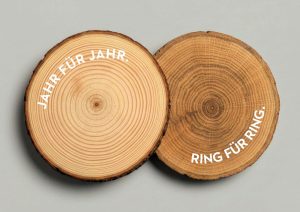 Grußkarte „Jahr für Jahr. Ring für Ring.“ – für viele schöne Anlässe